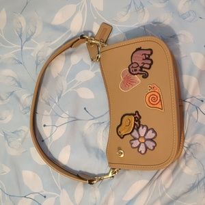 Coach patchwork animal shoulder bag!